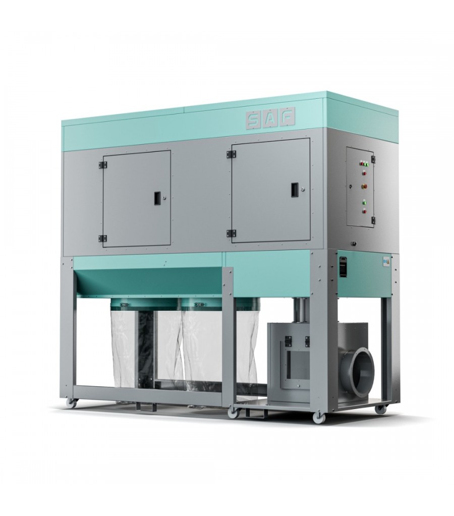 S-6500 TORBALI, PARÇA TUTUCULU VE TEMİZLEMELİ MOBİL TOZ TOPLAYICI