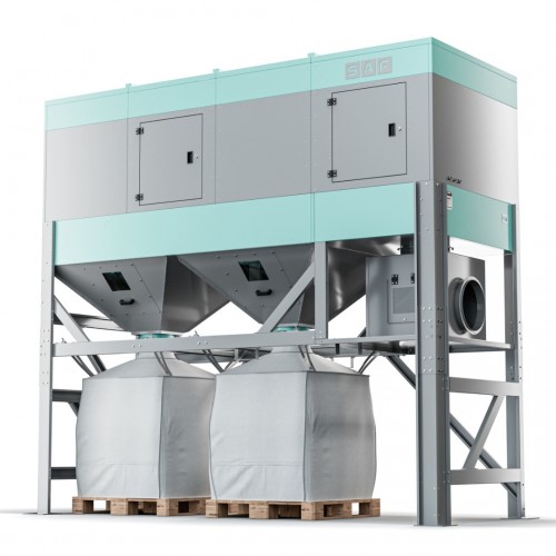 SB-12500 BÜYÜK ÇUVALLI, PARÇA TUTUCULU VE TEMİZLEMELİ MOBİL TOZ TOPLAYICI