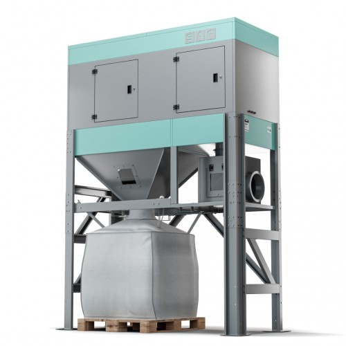 SB-6500 BÜYÜK ÇUVALLI, PARÇA TUTUCULU VE TEMİZLEMELİ MOBİL TOZ TOPLAYICI