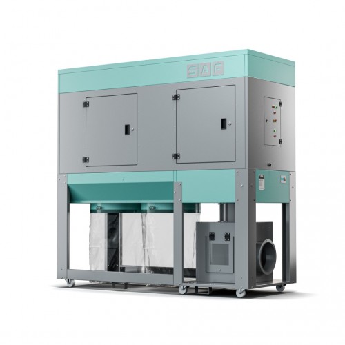 ST-5000 TORBALI, PARÇA TUTUCULU VE TEMİZLEMELİ MOBİL TOZ TOPLAYICI